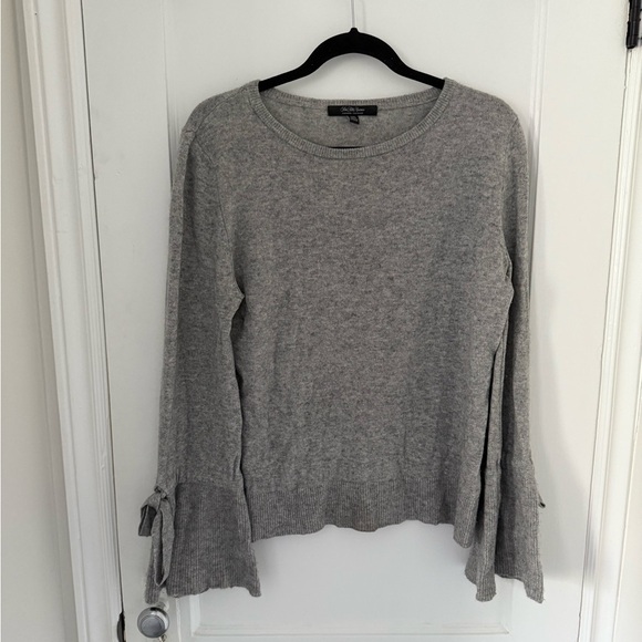 Saks Fifth Avenue - Heather Gray Cashmere Sweater - Size M - Picture 1 of 3